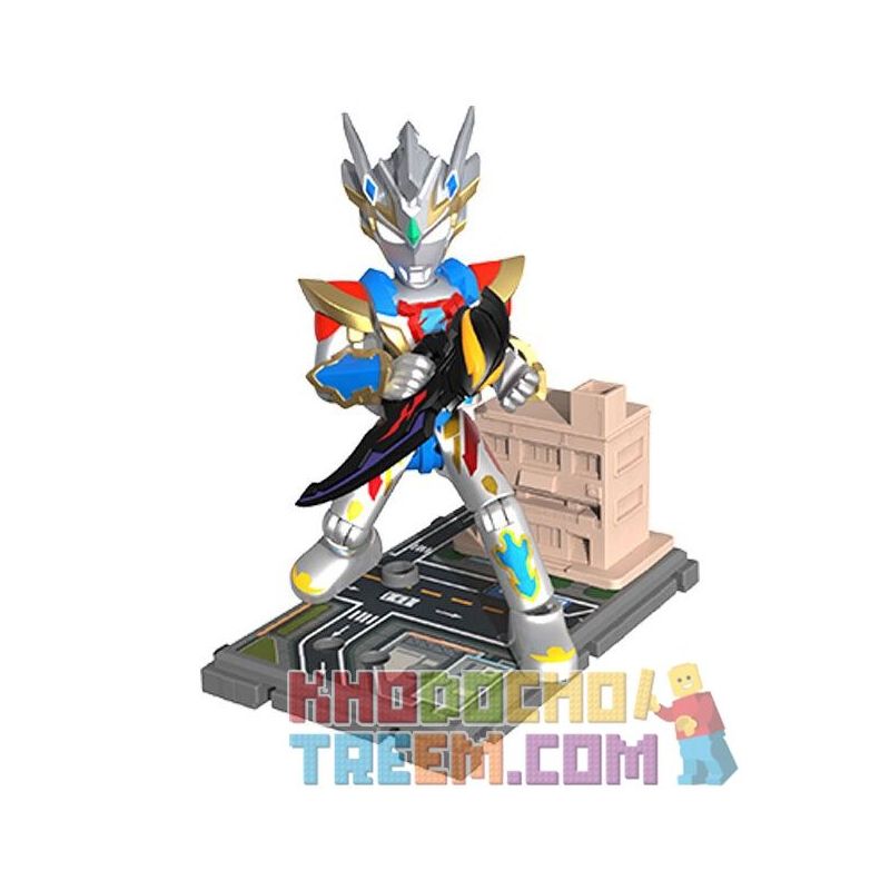 BLOKS 71240 non  CUỐN SÁCH CỰC KỲ NỔI TIẾNG PHIÊN BẢN CỔ ĐIỂN ULTRAMAN ZETA DELTA SKY CLAW bộ đồ chơi xếp lắp ráp ghép mô hình Movie & Game Phim Và Trò Chơi