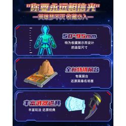 BLOKS 71240 non  CUỐN SÁCH CỰC KỲ NỔI TIẾNG PHIÊN BẢN CỔ ĐIỂN ULTRAMAN ZETA DELTA SKY CLAW bộ đồ chơi xếp lắp ráp ghép mô hình Movie & Game Phim Và Trò Chơi