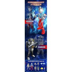 BLOKS 71253 non  PHIÊN BẢN ĐẤU TAY ĐÔI SIÊU CỔ ĐIỂN ZETA ALPHA ARMOR & SPACE SEVERGA bộ đồ chơi xếp lắp ráp ghép mô hình Movie & Game Phim Và Trò Chơi