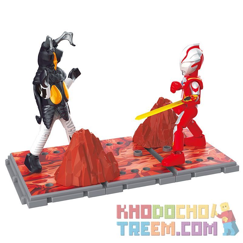 BLOKS 71252 non  PHIÊN BẢN THÁCH ĐẤU SIÊU CỔ ĐIỂN ULTRAMAN MEBIUS VS CHITON bộ đồ chơi xếp lắp ráp ghép mô hình Movie & Game Phim Và Trò Chơi
