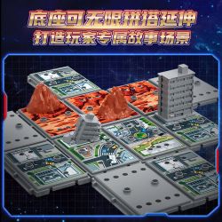 BLOKS 71252 non  PHIÊN BẢN THÁCH ĐẤU SIÊU CỔ ĐIỂN ULTRAMAN MEBIUS VS CHITON bộ đồ chơi xếp lắp ráp ghép mô hình Movie & Game Phim Và Trò Chơi