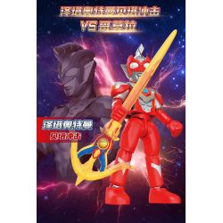 BLOKS 71245 non  PHIÊN BẢN THÁCH ĐẤU SIÊU CỔ ĐIỂN ULTRAMAN ZETA BETA IMPACT VS GOMORA bộ đồ chơi xếp lắp ráp ghép mô hình Movie & Game Phim Và Trò Chơi