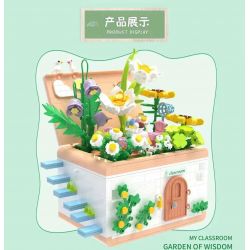ZHEGAO 663016 non  VƯỜN THÔNG MINH bộ đồ chơi xếp lắp ráp ghép mô hình Creator GARDEN OF WISDOM Sáng Tạo 1218 khối