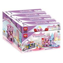 LEDUO 7003 non  CITY GARDEN 4 LOẠI bộ đồ chơi xếp lắp ráp ghép mô hình Girl Con Gái 678 khối