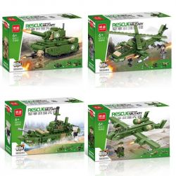 MINGDI LEIBAO K212 non  ĐỘI CỨU HỘ QUÂN SỰ PIONEER 4 MẪU bộ đồ chơi xếp lắp ráp ghép mô hình Military Army RESCUE VANGUARD MILITARY Quân Sự Bộ Đội 833 khối