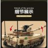 QIAO LE TONG 5603 non  CHIẾN TRANH THẾ GIỚI THỨ HAI XE TĂNG VT4 bộ đồ chơi xếp lắp ráp ghép mô hình Military Army WORLD WAR II TANK Quân Sự Bộ Đội 587 khối