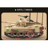 QIAO LE TONG 5603 non  CHIẾN TRANH THẾ GIỚI THỨ HAI XE TĂNG VT4 bộ đồ chơi xếp lắp ráp ghép mô hình Military Army WORLD WAR II TANK Quân Sự Bộ Đội 587 khối