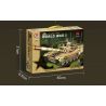 QIAO LE TONG 5603 non  CHIẾN TRANH THẾ GIỚI THỨ HAI XE TĂNG VT4 bộ đồ chơi xếp lắp ráp ghép mô hình Military Army WORLD WAR II TANK Quân Sự Bộ Đội 587 khối