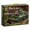 QIAO LE TONG 5602 non  CHIẾN TRANH THẾ GIỚI THỨ HAI XE TĂNG T54 bộ đồ chơi xếp lắp ráp ghép mô hình Military Army WORLD WAR II TANK Quân Sự Bộ Đội 617 khối