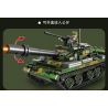 QIAO LE TONG 5602 non  CHIẾN TRANH THẾ GIỚI THỨ HAI XE TĂNG T54 bộ đồ chơi xếp lắp ráp ghép mô hình Military Army WORLD WAR II TANK Quân Sự Bộ Đội 617 khối