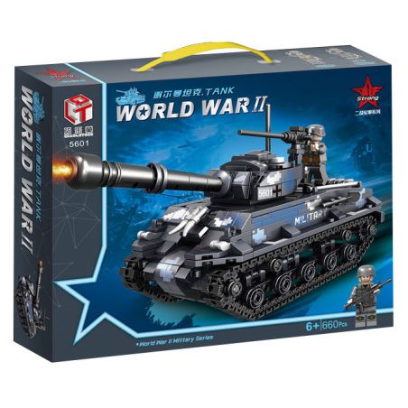QIAO LE TONG 5601 non  CHIẾN TRANH THẾ GIỚI THỨ HAI XE TĂNG SHERMAN bộ đồ chơi xếp lắp ráp ghép mô hình Military Army WORLD WAR II TANK Quân Sự Bộ Đội 660 khối