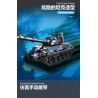 QIAO LE TONG 5601 non  CHIẾN TRANH THẾ GIỚI THỨ HAI XE TĂNG SHERMAN bộ đồ chơi xếp lắp ráp ghép mô hình Military Army WORLD WAR II TANK Quân Sự Bộ Đội 660 khối