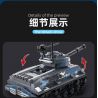 QIAO LE TONG 5601 non  CHIẾN TRANH THẾ GIỚI THỨ HAI XE TĂNG SHERMAN bộ đồ chơi xếp lắp ráp ghép mô hình Military Army WORLD WAR II TANK Quân Sự Bộ Đội 660 khối