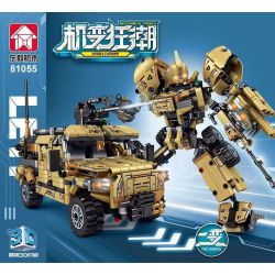 LE YI 81055 non  MÁY BIẾN HÌNH ĐIÊN CUỒNG CHIẾN BINH ĐÔNG PHONG GIÁP bộ đồ chơi xếp lắp ráp ghép mô hình Military Army Quân Sự Bộ Đội 652 khối