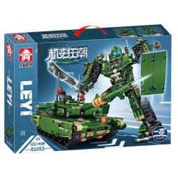LE YI 81053 non  CƠN SỐT BIẾN HÌNH MÁY MÓC MECHA CHIẾN TRANH 99A XE TĂNG ĐẤU CHỦ LỰC bộ đồ chơi xếp lắp ráp ghép mô hình Military Army Quân Sự Bộ Đội 632 khối