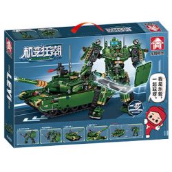LE YI 81053 non  CƠN SỐT BIẾN HÌNH MÁY MÓC MECHA CHIẾN TRANH 99A XE TĂNG ĐẤU CHỦ LỰC bộ đồ chơi xếp lắp ráp ghép mô hình Military Army Quân Sự Bộ Đội 632 khối