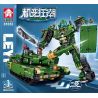LE YI 81053 non  CƠN SỐT BIẾN HÌNH MÁY MÓC MECHA CHIẾN TRANH 99A XE TĂNG ĐẤU CHỦ LỰC bộ đồ chơi xếp lắp ráp ghép mô hình Military Army Quân Sự Bộ Đội 632 khối