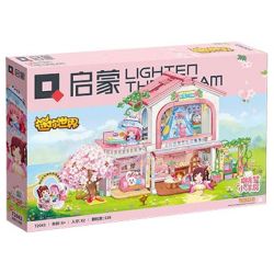 QMAN ENLIGHTEN KEEPPLEY 72043 non  MINI WORLD NGÔI NHÀ NHỎ TRONG MƠ ĐÀO bộ đồ chơi xếp lắp ráp ghép mô hình Movie & Game Phim Và Trò Chơi 520 khối