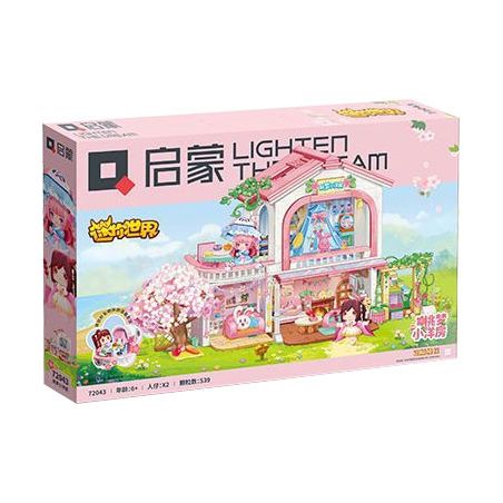 QMAN ENLIGHTEN KEEPPLEY 72043 non  MINI WORLD NGÔI NHÀ NHỎ TRONG MƠ ĐÀO bộ đồ chơi xếp lắp ráp ghép mô hình Movie & Game Phim Và Trò Chơi 520 khối