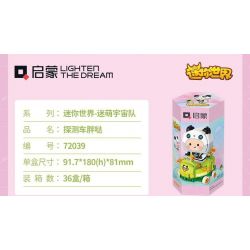 QMAN ENLIGHTEN KEEPPLEY 72038 non  THẾ GIỚI NHỎ HUYỀN THOẠI UFO ĐỘI VŨ TRỤ MI MENG bộ đồ chơi xếp lắp ráp ghép mô hình Movie & Game Phim Và Trò Chơi 108 khối