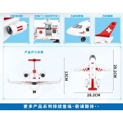 MINDY K0663 0663 non  BẦU TRỜI TRONG MƠ MÁY BAY CỨU HỘ bộ đồ chơi xếp lắp ráp ghép mô hình City Thành Phố 300 khối