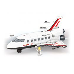 MINDY K0661 0661 non  NẰM MƠ THẤY BẦU TRỜI TÀU CON THOI bộ đồ chơi xếp lắp ráp ghép mô hình City Thành Phố 300 khối