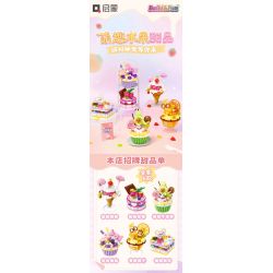 QMAN ENLIGHTEN KEEPPLEY 35019 non  MÓN TRÁNG MIỆNG THỦ CÔNG PINPINLE SWEETHEARTS 6 LOẠI ANH ĐÀO NGỌT NGÀO DÂU TÂY NHIỀU MÀU SẮC QUẢ BƠ DỄ THƯƠNG NHO BÙI CAM THƠM VÀ THẠCH DUDU bộ đồ chơi xếp lắp ráp ghép mô hình