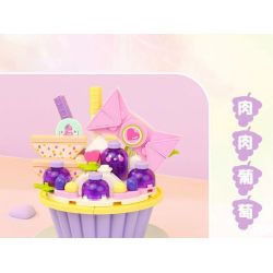 QMAN ENLIGHTEN KEEPPLEY 35019 non  MÓN TRÁNG MIỆNG THỦ CÔNG PINPINLE SWEETHEARTS 6 LOẠI ANH ĐÀO NGỌT NGÀO DÂU TÂY NHIỀU MÀU SẮC QUẢ BƠ DỄ THƯƠNG NHO BÙI CAM THƠM VÀ THẠCH DUDU bộ đồ chơi xếp lắp ráp ghép mô hình