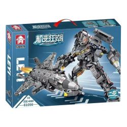 LE YI 81056 non  CƠN SỐT BIẾN HÌNH MÁY MÓC BAY CHIẾN ĐẤU J-20 TRANH bộ đồ chơi xếp lắp ráp ghép mô hình Military Army Quân Sự Bộ Đội 668 khối