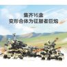 JIESTAR 23079 non  MÔ HÌNH TRẬN CHIẾN LỞM CHỞM 16 bộ đồ chơi xếp lắp ráp ghép mô hình Military Army Quân Sự Bộ Đội 455 khối
