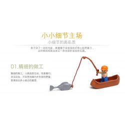 HYSTOYS HONGYUANSHENG AOLEDUOTOYS HG-1457 1457 HG1457 Xếp hình kiểu    Polar Zoo Vườn Thú Bắc Cực Nhỏ 27 khối