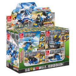 JIESTAR 23080 non  MÔ HÌNH CHIẾN TRƯỜNG SẤM SÉT 12 bộ đồ chơi xếp lắp ráp ghép mô hình Military Army Quân Sự Bộ Đội 500 khối