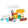 HYSTOYS HONGYUANSHENG AOLEDUOTOYS HG-1457 1457 HG1457 Xếp hình kiểu    Polar Zoo Vườn Thú Bắc Cực Nhỏ 27 khối