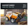 JIESTAR 58059 non  HARVEST FARM 6 MẪU XE PHUN THUỐC TRỪ SÂU MÁY GẶT GỖ KÉO LÂM NGHIỆP CẤY LÚA XÚC bộ đồ chơi xếp lắp ráp ghép mô hình City Thành Phố 475 khối