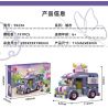 JIESTAR 59234 non  XE BÁN KEM bộ đồ chơi xếp lắp ráp ghép mô hình City DREAM TOWN Thành Phố 191 khối