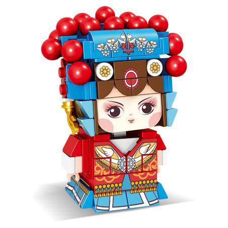 JP 96003 non  THỜI TRANG THƯỢNG ZI CHAI QI (HUA DAN) bộ đồ chơi xếp lắp ráp ghép mô hình Creator Sáng Tạo 215 khối