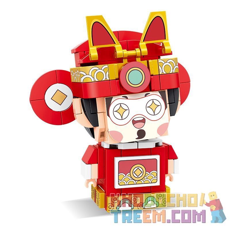 JP 96001 non  THỜI TRANG THƯỢNG GAO CAIBAO (CHOU SHENG) bộ đồ chơi xếp lắp ráp ghép mô hình Creator Sáng Tạo 204 khối