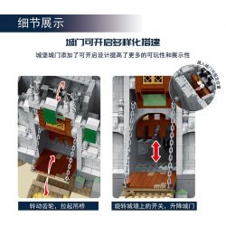 MorkModel 033010 Mork Model 033010 non  LÂU ĐÀI KHỔNG LỒ THỜI TRUNG CỔ bộ đồ chơi xếp lắp ráp ghép mô hình Medieval Castle Chiến Tranh Trung Cổ 8603 khối