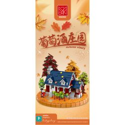 MorkModel 031055 Mork Model 031055 non  RƯỢU VANG bộ đồ chơi xếp lắp ráp ghép mô hình Creator AUTUMN WINERY Sáng Tạo 3775 khối