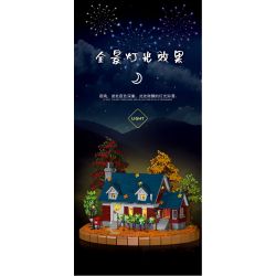 MorkModel 031055 Mork Model 031055 non  RƯỢU VANG bộ đồ chơi xếp lắp ráp ghép mô hình Creator AUTUMN WINERY Sáng Tạo 3775 khối