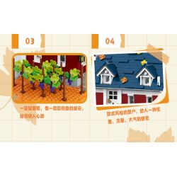 MorkModel 031055 Mork Model 031055 non  RƯỢU VANG bộ đồ chơi xếp lắp ráp ghép mô hình Creator AUTUMN WINERY Sáng Tạo 3775 khối