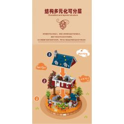 MorkModel 031055 Mork Model 031055 non  RƯỢU VANG bộ đồ chơi xếp lắp ráp ghép mô hình Creator AUTUMN WINERY Sáng Tạo 3775 khối