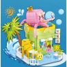 DOUBLE HEIGHT 20802 non  QUÁN NƯỚC GIẢI KHÁT BẠCH TUỘC bộ đồ chơi xếp lắp ráp ghép mô hình SQUIDWARD COLD DRINKS 687 khối