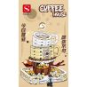 DOUBLE HEIGHT 20801 non  TIỆM CÀ PHÊ bộ đồ chơi xếp lắp ráp ghép mô hình COFFEE HOUSE 654 khối