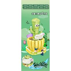 DOUBLE HEIGHT 20800 non  CỬA HÀNG NƯỚC NGỌT XƯƠNG RỒNG bộ đồ chơi xếp lắp ráp ghép mô hình CACTUS SODA SHOP 657 khối