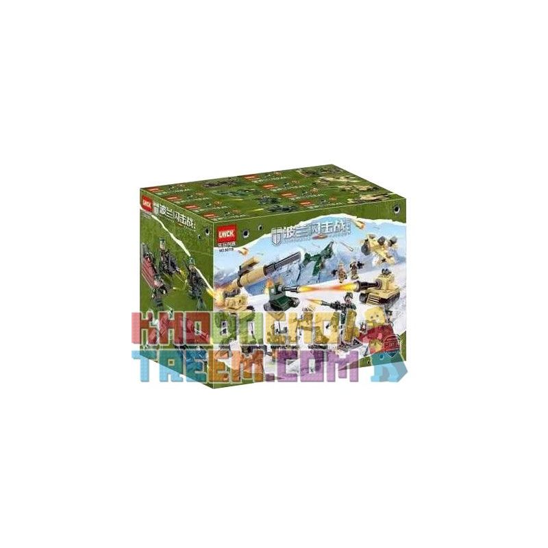 LWCK 90119 non  MÔ HÌNH BLITZ 8 CỦA BA LAN bộ đồ chơi xếp lắp ráp ghép mô hình Military Army Quân Sự Bộ Đội