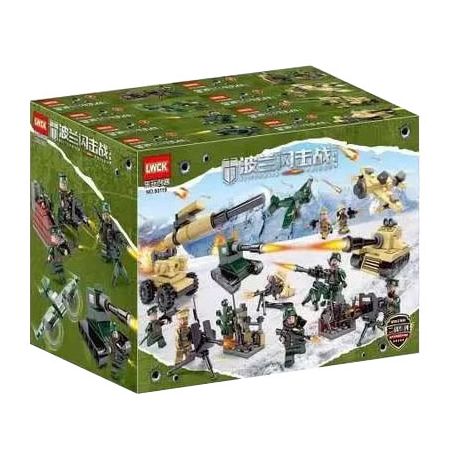 LWCK 90119 non  MÔ HÌNH BLITZ 8 CỦA BA LAN bộ đồ chơi xếp lắp ráp ghép mô hình Military Army Quân Sự Bộ Đội