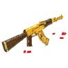 DK 2005 non  AK47 VÀNG bộ đồ chơi xếp lắp ráp ghép mô hình Military Army SHOOTING ELITE AK47 Quân Sự Bộ Đội 1548 khối
