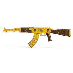 DK 2005 non  AK47 VÀNG bộ đồ chơi xếp lắp ráp ghép mô hình Military Army SHOOTING ELITE AK47 Quân Sự Bộ Đội 1548 khối