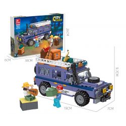 JIESTAR 59215 non  NGOÀI TRỜI BUỔI HÒA NHẠC bộ đồ chơi xếp lắp ráp ghép mô hình City Thành Phố 379 khối